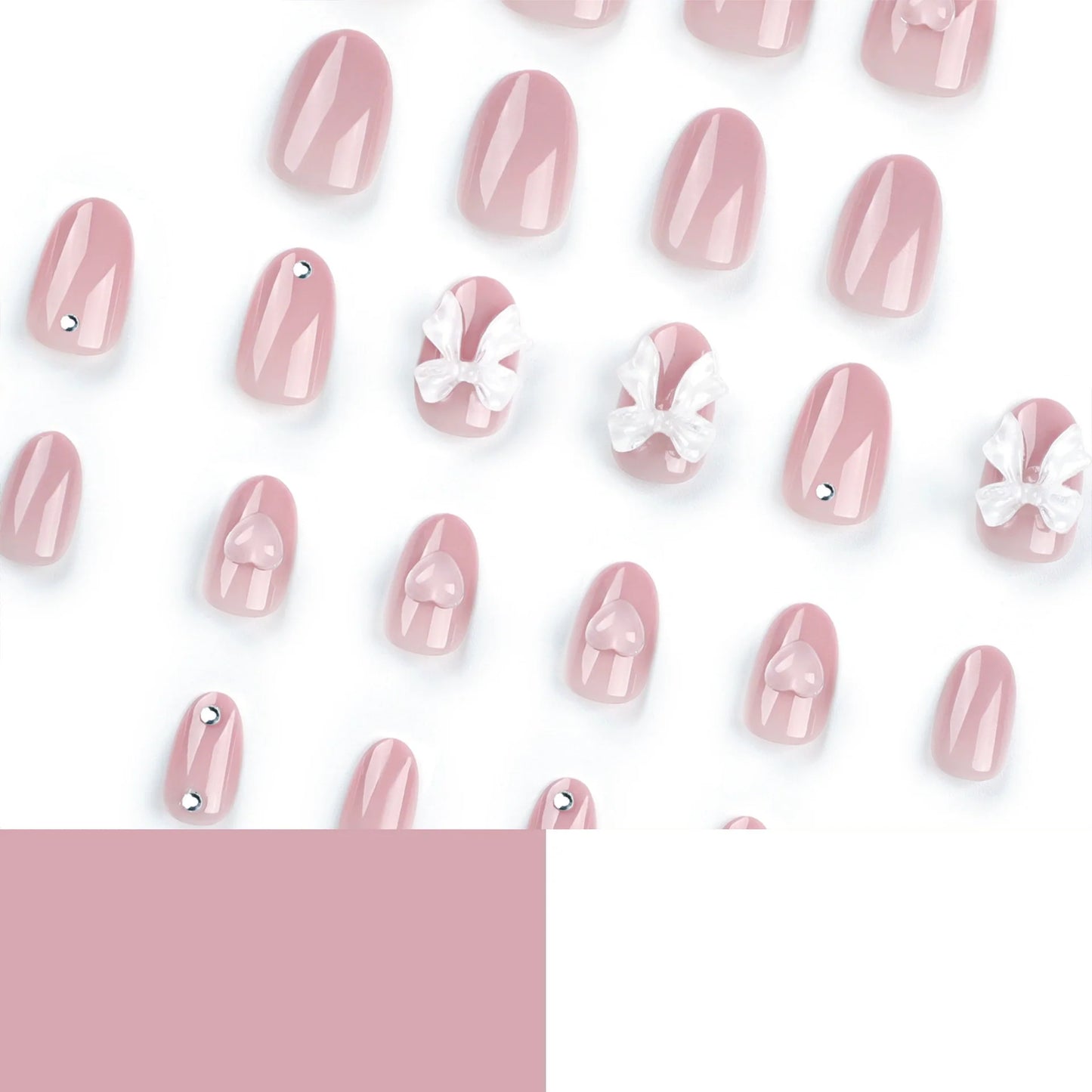 Pink Bow Tips