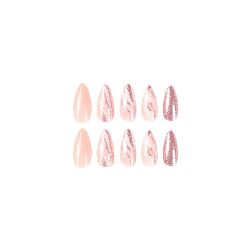 Rose Glitter Wave